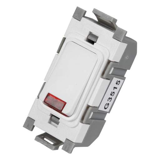 Deta 20A Double Pole Grid Switch with Neon