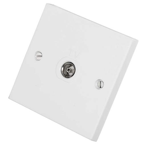 Deta 1 Gang Non Isolated Coaxial Socket