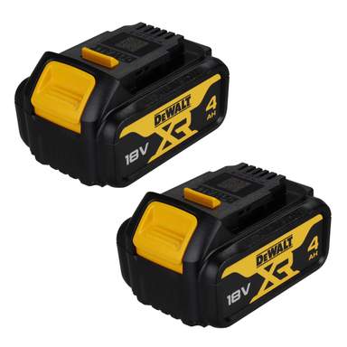DeWalt DCB104 18v Li-Ion XR 4 Port Fast Battery Charger + 4 X 4.0Ah Batteries