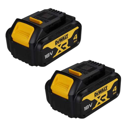 DEWALT DCB182X2 18V 4.0Ah XR Li-Ion Battery (Pack of 2)
