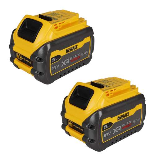 DeWALT DCB547X2 18 / 54V 9.0Ah FLEXVOLT Li-Ion Battery (Pack of 2)