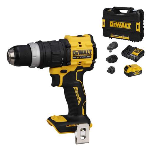 DEWALT DCD803P1T-GB 18V XR Multi-Head Drill Driver with 1 x 5.0Ah Battery