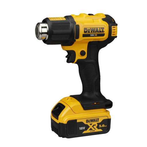 DeWALT DCE530P1-GB 18V XR Heat Gun with 1 x 5.0Ah battery