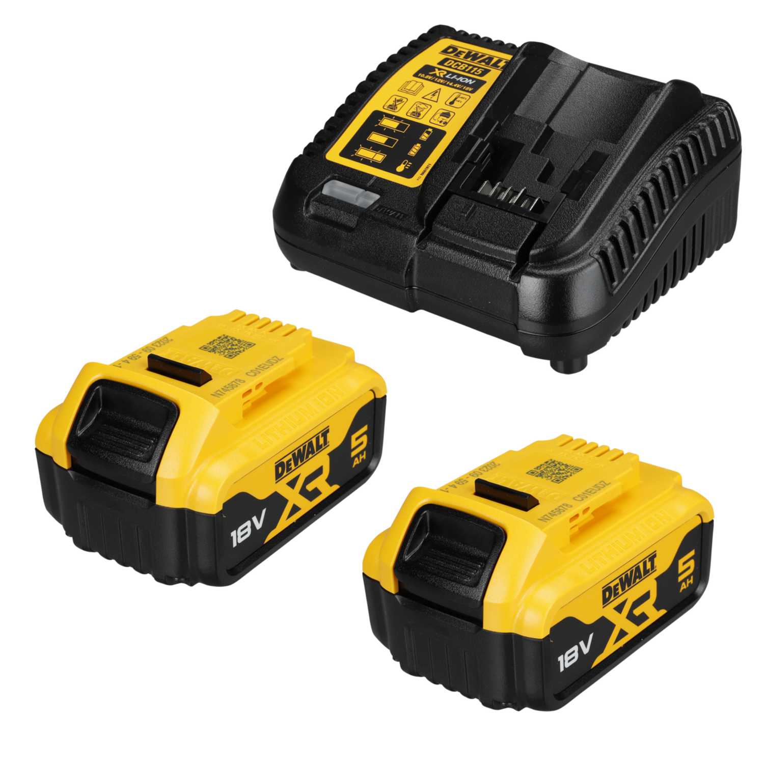 DeWALT DCF899P2-GB 18V XR ½" Brushless Impact Wrench with 2 x 5.0 Ah ...