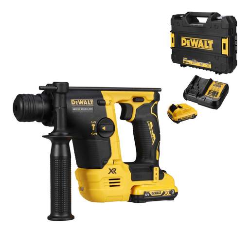 DEWALT DCH072L2-GB 12V SDS+ Rotary Hammer Drill with 2 x 3.0Ah Batteries