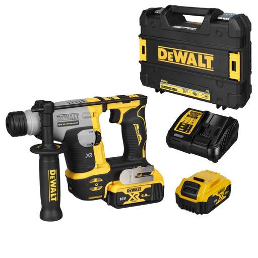 DEWALT DCH172P2-GB 18V XR SDS+ Hammer Drill with 2 x 5.0 Ah Batteries