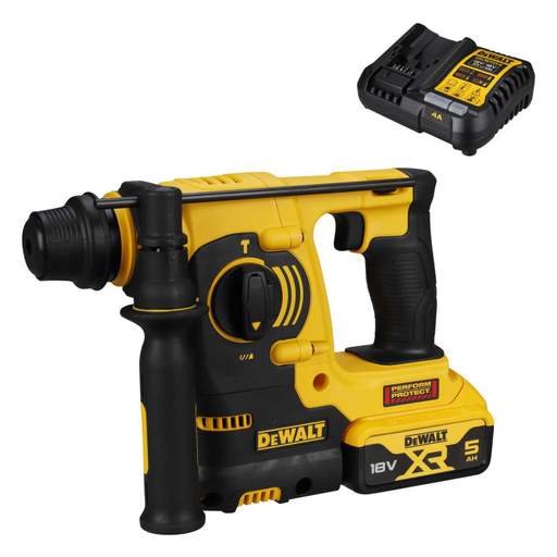 DEWALT DCH253P1-GB 18V XR SDS+ Hammer Drill with 1 x 5.0Ah Battery