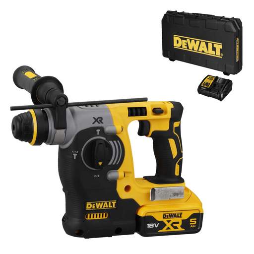 DeWALT DCH273P1-GB 18V XR SDS+ Hammer Drill with 1 x 5.0Ah Battery
