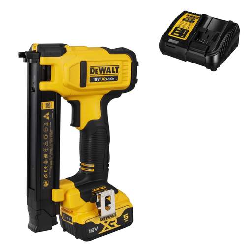 DeWALT DCN701P1-GB 18V XR Electricians Stapler with 1 x 5.0Ah Battery