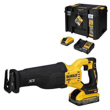 DCS386H2T-GB 18V Reciporating Saw with 2 x 5.0Ah POWERSTACK Batteries