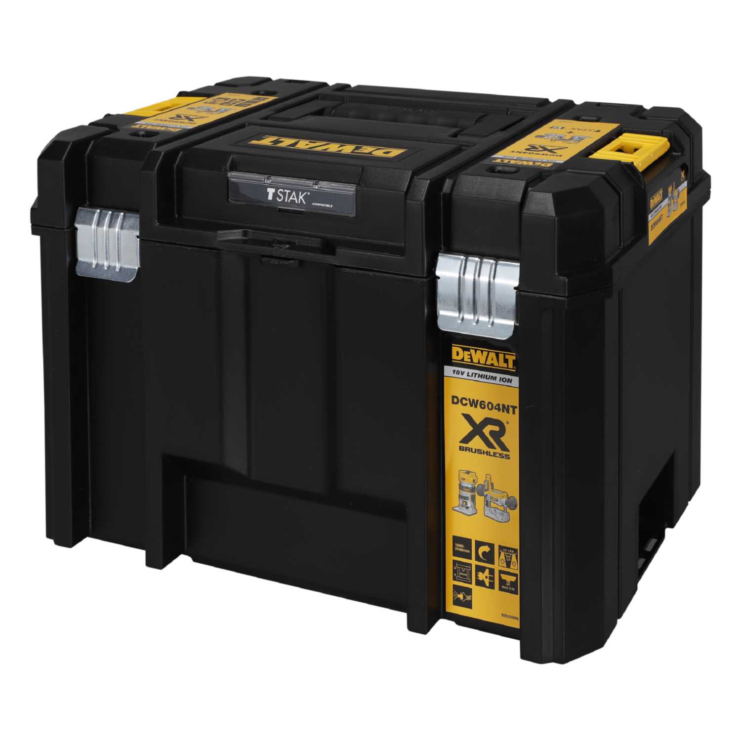 DeWALT DCW604NT-XJ 18V XR (1/4') 8mm Router (Body Only) (DCW604NT-XJ) | CEF