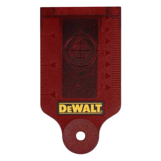 DEWALT DE0730-XJ Laser Target Card Red