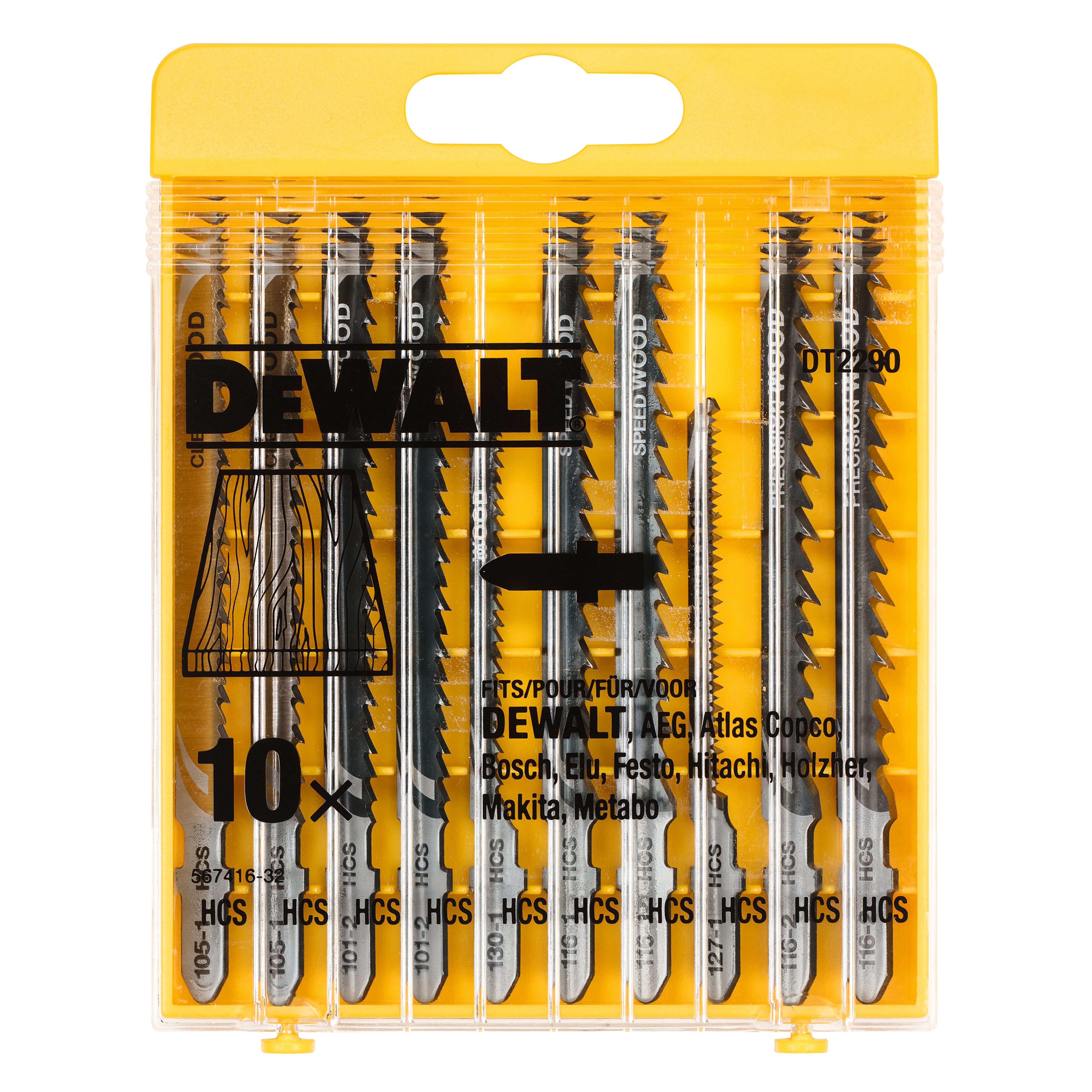 DeWalt DT2167-QZ Wood Jigsaw Blades - 5-Pack High Precision Blades For Clean Cuts - View #9