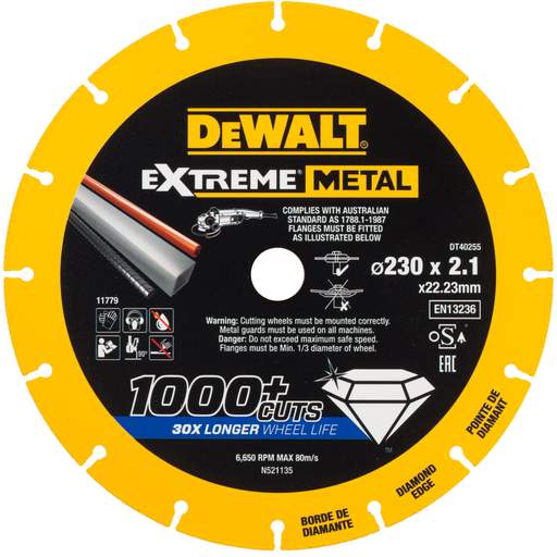 DeWALT DT40255-QZ Extreme Diamond Disc 230mm