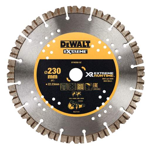 DEWALT DT40260-QZ Extreme Runtime Diamond Blade 230mm