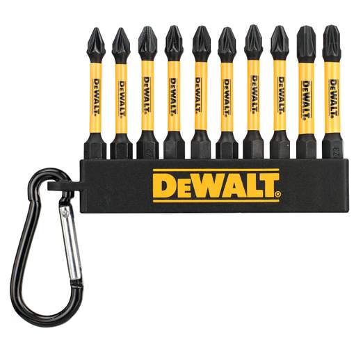 DeWALT DT7276-QZ 10 Piece Impact FlexTorq Screwdriver Bit Keyring Set