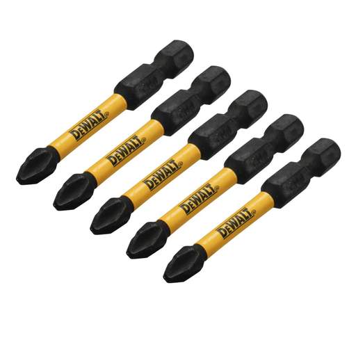 DeWALT DT7998T-QZ Extreme FlexTorq PH2 Screwdriver Bits (Pack of 5)