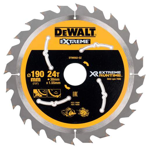 DeWALT DT99562-QZ XR 24T Circular Saw Blade 190mm