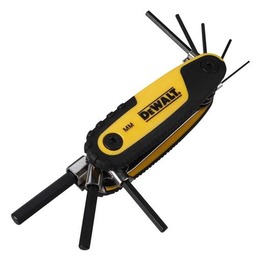 DEWALT Folding Locking Metric Hex Key 8 Piece Set