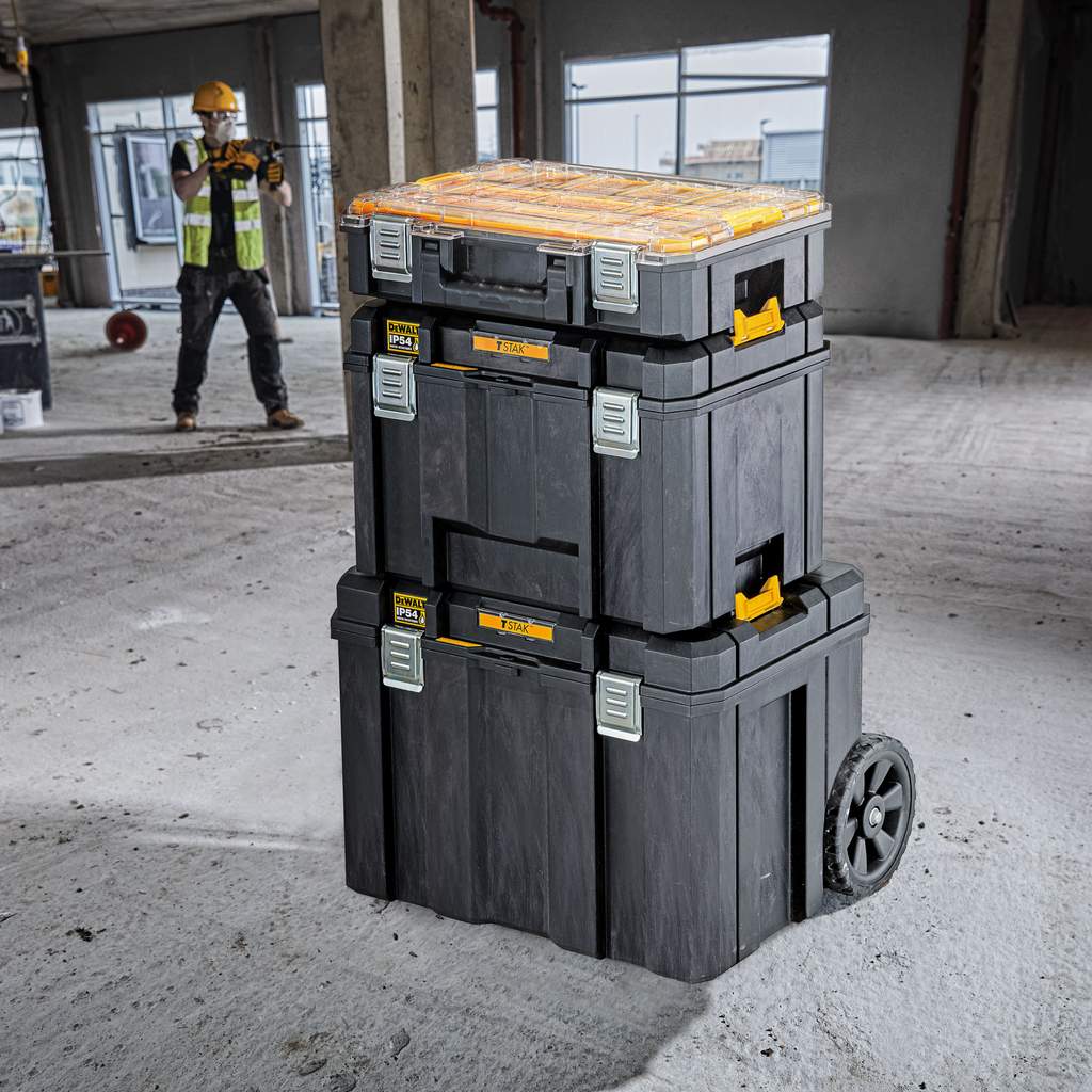 DeWALT DWST83347-1 TSTAK Mobile Storage Box IP54 (DWST83347-1) | CEF