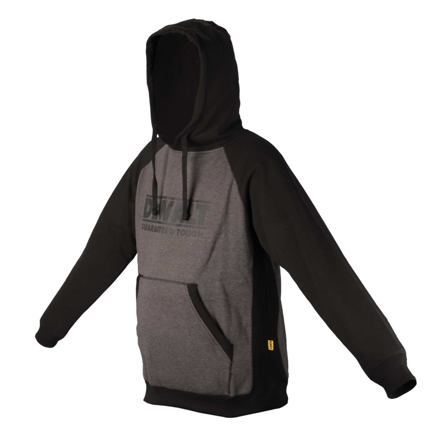 DeWALT Stratford X Large Hooded Sweatshirt Grey/Black (STRATFORD