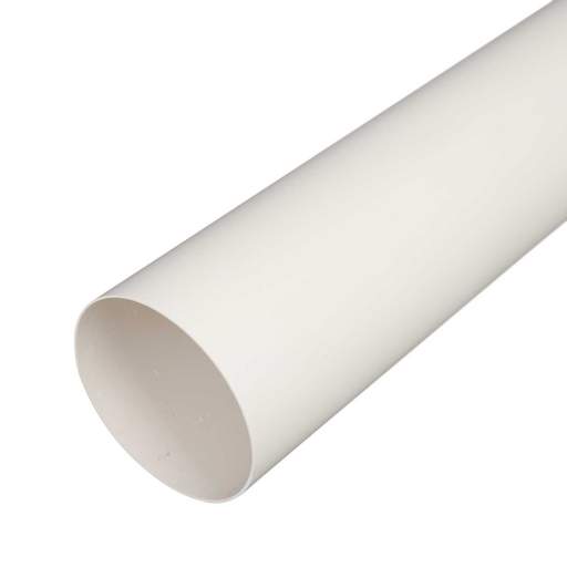 Domus Ventilation 125mm 5" Round Rigid Ducting (2m Length)