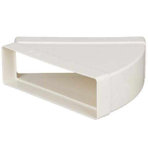 Domus Ventilation 204mm x 60mm Flat Channel 45° Bend