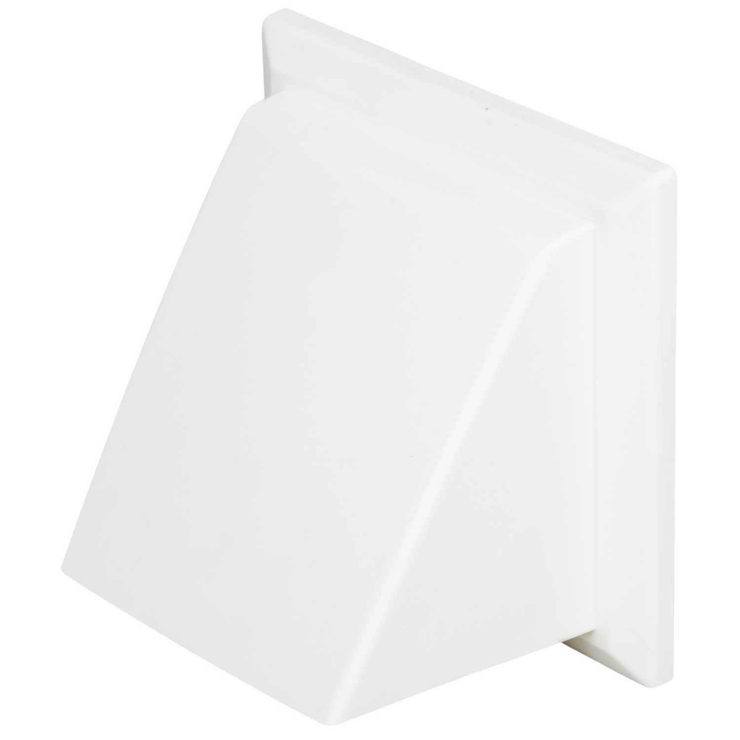 Domus Ventilation 125mm 5" Cowled Outlet with Damper White (5902W) | CEF