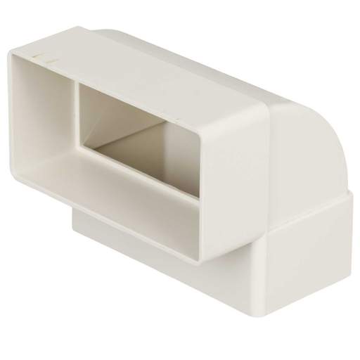 Domus Ventilation 110mm x 54mm Flat Channel 90° Vertical Bend