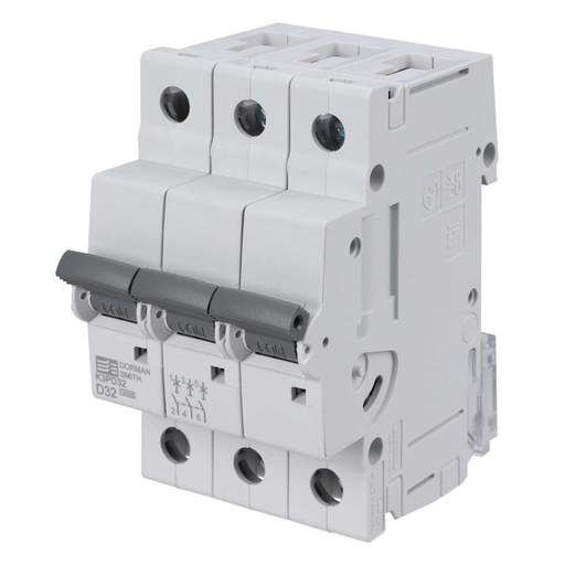 Dorman Smith 32A Triple Pole 10kA D Curve MCB