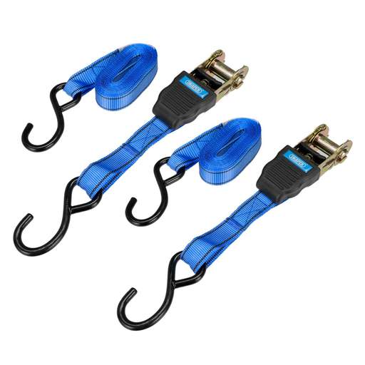 Draper Tools Ratcheting Tie Down Strap Set (Pack of 2)