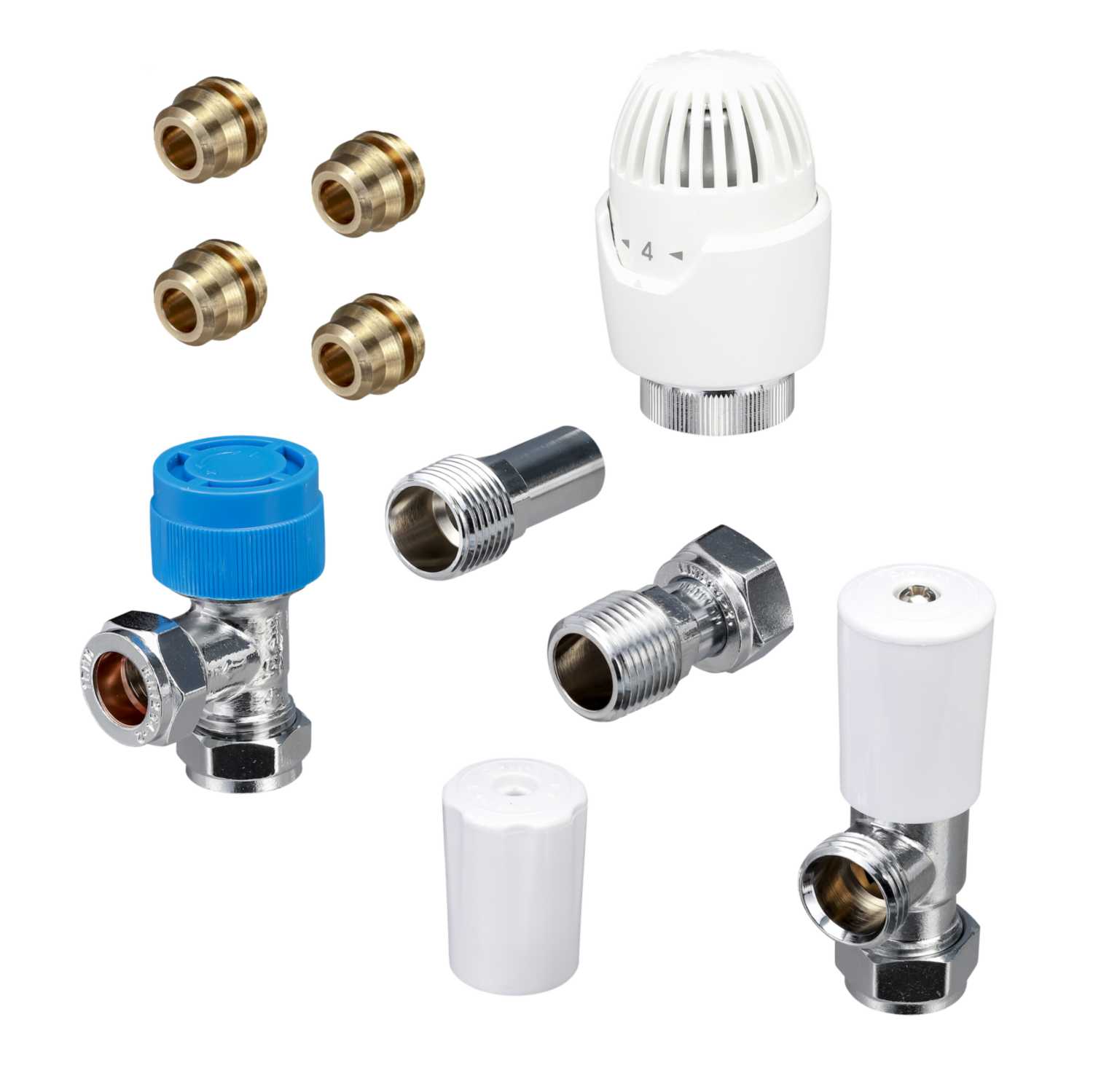 Drayton RT212 15 / 10 / 8mm Angled Thermostatic Radiator Valve