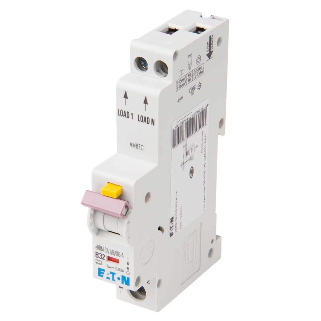 EATON Kombibrytare - RCBO 16A Utlösningsström 300mA, C-karakteristik