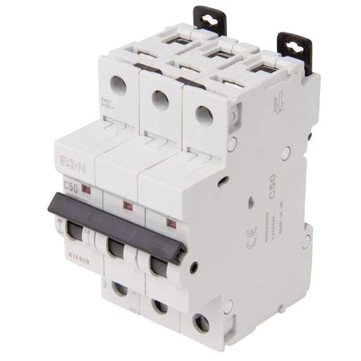 Mem Classic Memshield 2 50A Triple Pole 10kA C Curve MCB