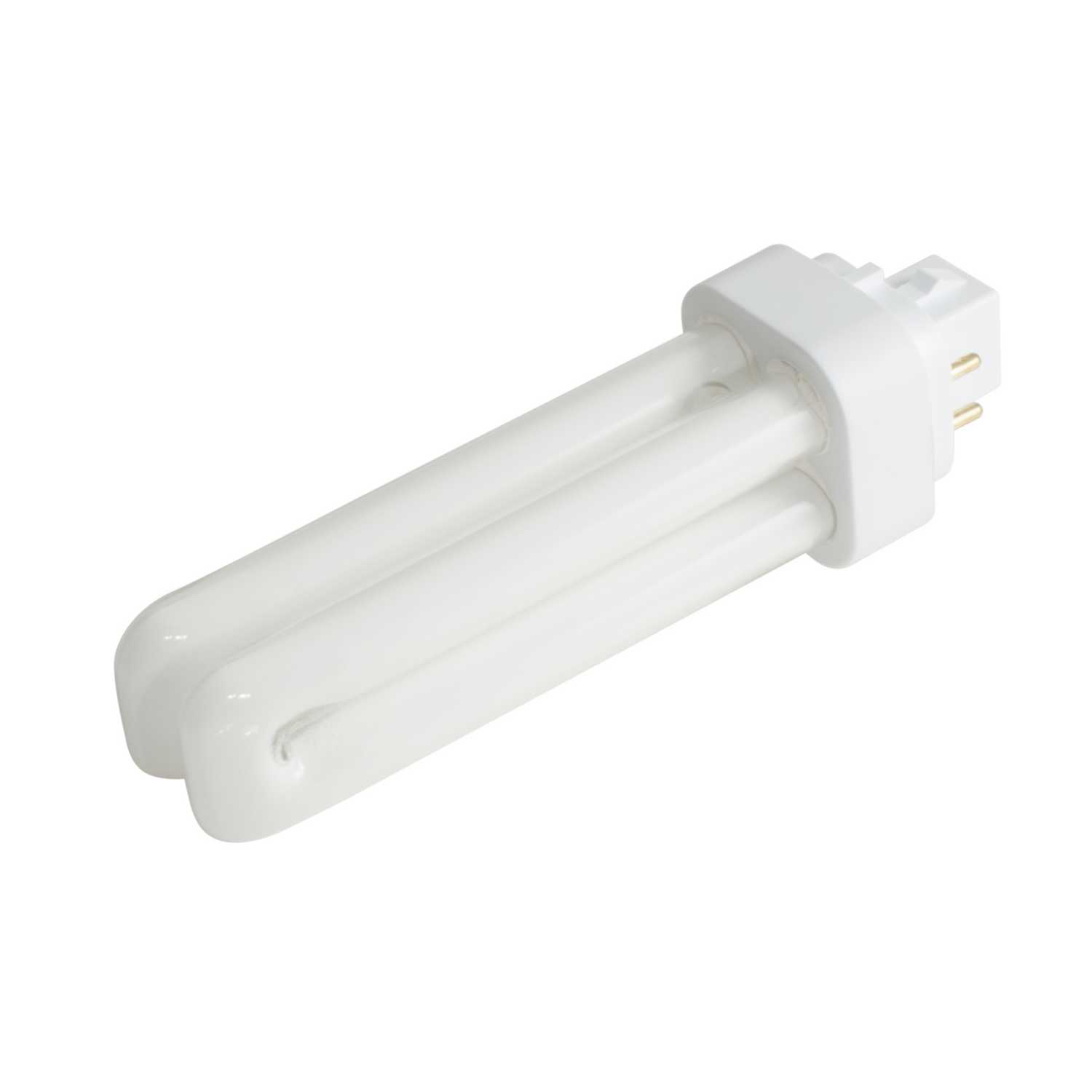Fusion 13W G24Q-1 4 Pin Dimmable Double Compact Fluorescent Lamp 3500K ...