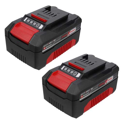 Einhell Power X-Change 18V 4.0Ah Lithium-Ion Battery (Pack of 2)