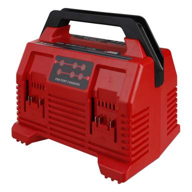 Chargeur Einhell Power X-Quattrocharger 4A - Pour Batteries 18V Li-ion - Charge 4 Batteries Simultanément