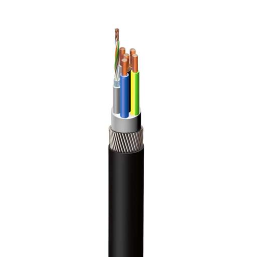 10mm² 5 Core CAT6A SWA EV Cable (Cut Length Sold By The Metre)