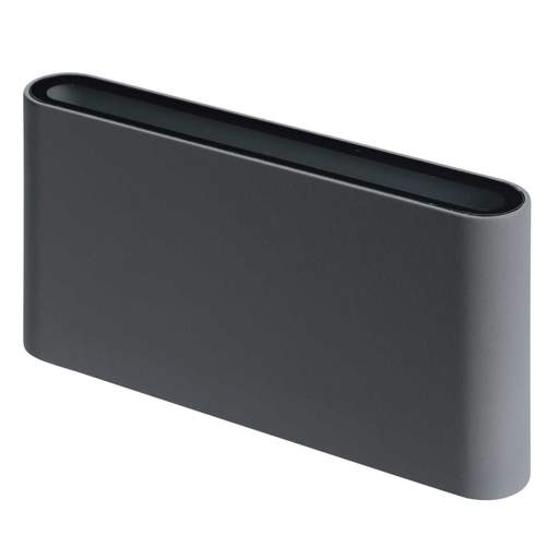 Trio Lighting Thames II 9W LED Up and Down Wall Light Anthracite 3000K