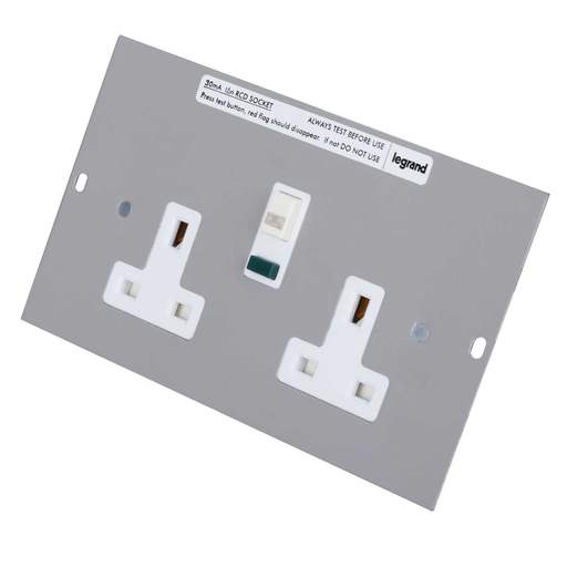 Electrak Legrand 2 Gang RCD Socket Outlet (CR036) | CEF