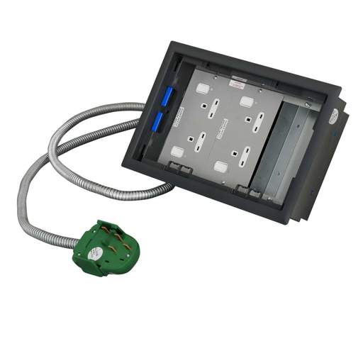 Electrak Legrand 3 Compartment Box with 3m 2P+E+CE Tap off and 2 Twin Socket Plates