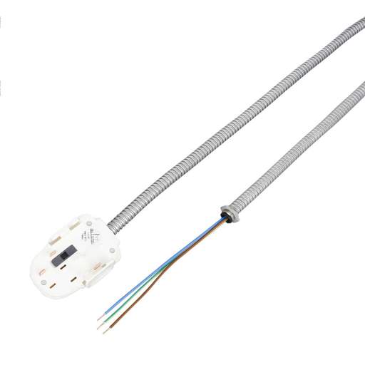 Electrak Legrand 3m 13A Fused White Tap Off 2P+E - E24 UAE - 20mm Cond - 4mm2 (R