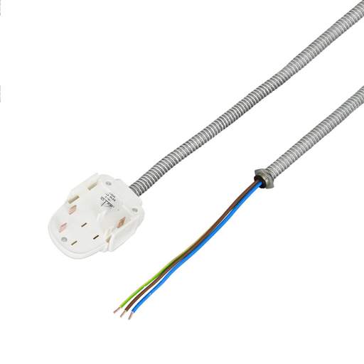 Electrak Legrand 13A 2P+E 5m Fused Tap Off Unit White