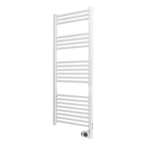 Elnur 600W Thermostatic Electric Towel Rail Ladder Style Straight White