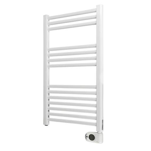 Elnur 300W Thermostatic Electric Towel Rail Ladder Style Straight White
