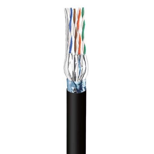 CAT6A F/FTP Shielded Twisted Pair External Duct Black 305m