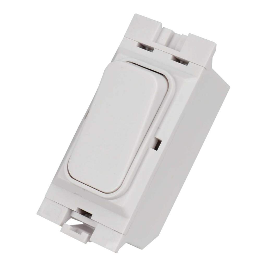Enerj ECO Range Wireless Grid Switch Hager Style White (WS1082) | CEF