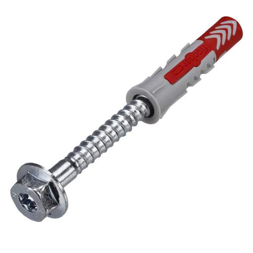 Fischer DuoPower 10mm x 50mm with Hexagon Head Screw (Pack of 25)