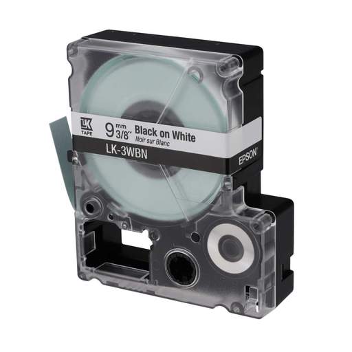 Epson LabelWorks 9mm x 9m Cartridge Black on White