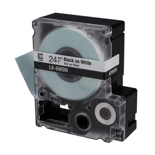 Epson LabelWorks 24mm x 9m Cartridge Black on White